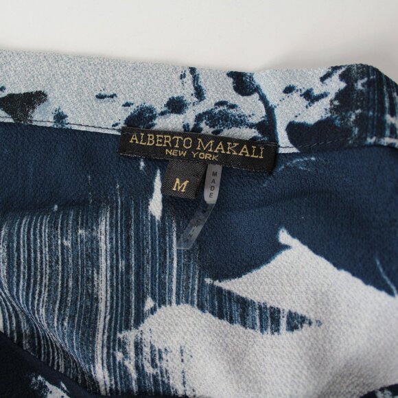 Alberto Makali on-off the shoulders blouse top size M split with ties sleeves - Picture 5 of 10